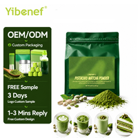 Poudre de Matcha Bio en Gros Yibenef, Saveur Noisette Pistache pour Pâtisserie et Desserts, Matcha Aromatisé aux Fruits ODM