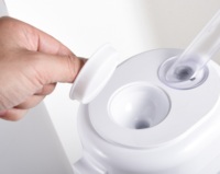 Nettoyeur facial profond portable en plastique avec brumisateur à ozone et bras rotatif extensible à 360°, humidificateur pour la maison, le salon, le spa, les soins personnels