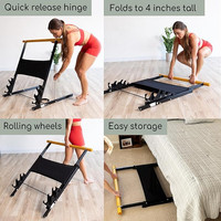 Wellshow Sport Home Fitness Exercise Equipment pour Barre Ballet Bar Autoportant Forte Conception Stable pour Tirer Exercice