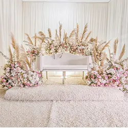 YJ Bunga Buatan Modern Mewah 200 Cm Kustom untuk Dekorasi Set Sofa Kain