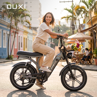 Vélo électrique OUXI Q8 avec moteur double roue arrière 15 Ah, batterie lithium 48 V, pneus larges, pour adultes – Vente directe usine