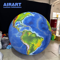 Ballon gonflable personnalisé de style différent, galaxie Voie lactée de 2 m de diamètre, 8 planètes, pour activité en boîte de nuit, affichage suspendu