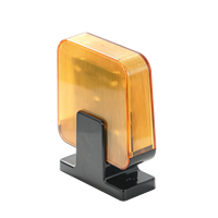 Lampe d'alarme LED BISEN orange en plastique 12V-24V, détecteur de mouvement stroboscopique pour ouvre-porte automatique, compatible application intelligente, portée 10-20m