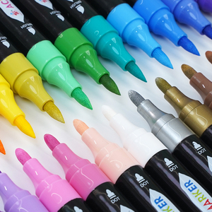 Water Based Marker Assorted Colors Double Head Marker <strong>Pen</strong> <strong>Colour</strong> <strong>Pens</strong> for Kids <strong>Adults</strong> Coloring - Product Image 5