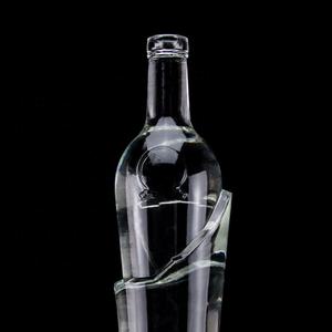 Botellas de licor de vidrio de pedernal de 750ml y 700ml de lujo para vodka, whisky, tequila y bebidas energéticas para <span class=keywords><strong>marcas</strong></span> de <span class=keywords><strong>brandy</strong></span> - Product Image 3