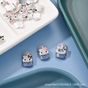 Dijes <span class=keywords><strong>de</strong></span> <span class=keywords><strong>Uñas</strong></span> 3D con Forma <span class=keywords><strong>de</strong></span> Gatito <span class=keywords><strong>Kawaii</strong></span>, Diamantes <span class=keywords><strong>de</strong></span> Imitación, <span class=keywords><strong>Hello</strong></span> <span class=keywords><strong>Kitty</strong></span>, Brillantes, para Manicura, Manualidades, 100 Piezas, Accesorios <span class=keywords><strong>de</strong></span> Aleación <span class=keywords><strong>de</strong></span> Metal - Product Image 3