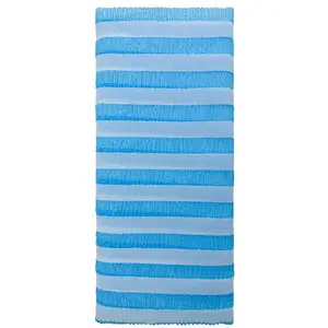 Washcloth Bath Nylon Exfoliating Wash Cloth Body Beauty Skin Towel Back Shower for Body Exfoliation strip of blue