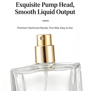 Wholesale US Stock Warehouse 100ml Square Luxury Designer Perfume Fragrance Bottle EDP EDT Lasts 12h Screw Cap Glass Stainless - Product Image 5