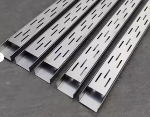 Bandeja de drenaje de acero inoxidable 304 316 personalizada para canaletas modulares, aplicaciones en supermercados, patios y alcantarillado de puentes - Product Image 5