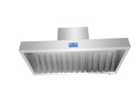 Penghisap Asap Dapur Jingzhilan, Penghisap Asap Listrik, Stainless Steel, Terpasang di Dinding, Berventilasi, untuk Dapur Komersial
