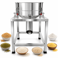 Machine de tamisage vibratoire en acier inoxydable pour poudres, farine, carbonate de calcium, poudre métallique, tamiseur vibrant, séparateur circulaire
