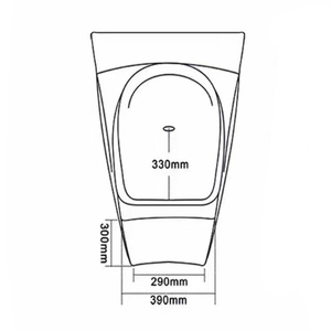 Offre Spéciale sanitaire salle de bain en céramique pied monté et lavabo à la main lavabo musulman wudu piédestal bassin - Product Image 4
