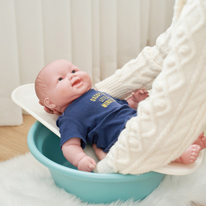 Set de Baño para Bebés Recién Nacidos, Bañera de Plástico Resistente con Diseño Antideslizante y Soporte, Bañera Portátil para Bañar Bebés - Product Image 2