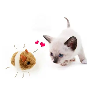 2023 거짓 마우스 고양이 애완 동물 장난감 긴 머리 꼬리 마우스 장난감 애완 동물 고양이 개를위한 부드러운 토끼 모피 모피 봉제 고양이 장난감