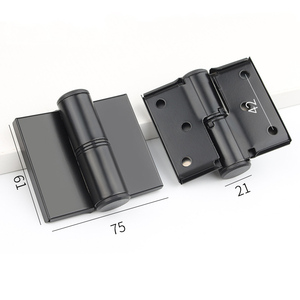 <span class=keywords><strong>Accessoires</strong></span> de quincaillerie de toilette de <span class=keywords><strong>WC</strong></span> public robuste en acier inoxydable noir 304SS charnières de porte de séparation de cabine de toilette - Product Image 4