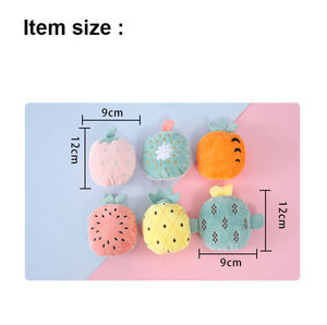Pet <b>Cat</b> and Dog Toy Fruit Shape <b>Plush</b> Small Toy Catnip Cross-border Factory Spot Batch - Product Image 4