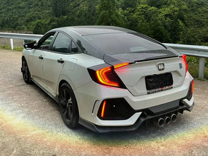 Parachoques para Honda <span class=keywords><strong>Civic</strong></span> 10ª Generación, Actualización Tipo R 2016-2021, Parachoques Delantero y Trasero para Honda <span class=keywords><strong>Civic</strong></span> FC1 - Product Image 6