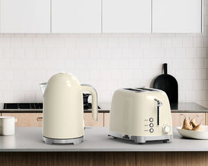 Nouveau Design rétro grille-pain et bouilloire à eau ensembles d'appareils ménagers bouilloire électrique en acier inoxydable et grille-pain - Product Image 4