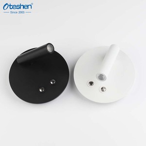 Lampada <span class=keywords><strong>da</strong></span> Parete LED Moderna Quadrata/Rotonda 6W 3000K Luce Calda per <span class=keywords><strong>Lettura</strong></span>, Montaggio a Superficie, per Hotel, Camera <span class=keywords><strong>da</strong></span> <span class=keywords><strong>Letto</strong></span> e Studio - Product Image 4