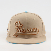 Gorras Snapback Personalizadas con Logotipo Bordado en 3D, 6 Paneles, Estructuradas, Visera Plana, Lona de Sarga, Venta al por Mayor, Gorras de Béisbol OEM ODM