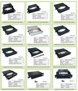 Panel de Conexiones de <span class=keywords><strong>Fibra</strong></span> Óptica de 1U y 19 Pulgadas, 12 Núcleos, Adaptador LC SC, Montaje en Rack ODF, <span class=keywords><strong>sin</strong></span> Adaptador - Product Image 6
