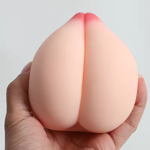 Gran oferta, melocotón Artificial, descompresión, bola Mimi, taza de masturbación masculina, tazas de avión, forma de melocotón, Juguetes sexuales de pecho suave para hombres - Product Image 2