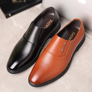 Men's British Style Patent Leather <b>Height</b> <b>Increasing</b> <b>Shoes</b> 6cm Business Formal Wear - Product Image 2