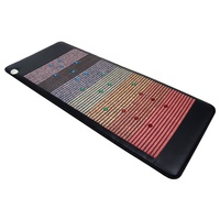 PEMF Infrarouge lointain Chaleur profonde, Thérapie par photons, Champ magnétique Ions négatifs Pierre précieuse Kristalmatte Chakra Cristal Matelas Tapis