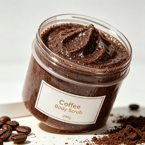 Exfoliante Corporal de Café Natural al por Mayor, Anticelulítico, Iluminador, Reafirmante e Hidratante, Etiqueta Privada OEM - Product Image 4