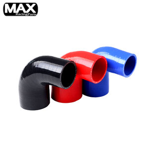 MAX 90 Degrés Radiateur Silicone Tuyau Universel Noir Bleu Rouge-État Neuf - Product Image 2