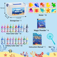 Mainan Peri Air Ajaib Laris Manis, Kit Pembuat Squishy DIY, Kerajinan Seni Kreatif untuk Aktivitas Anak