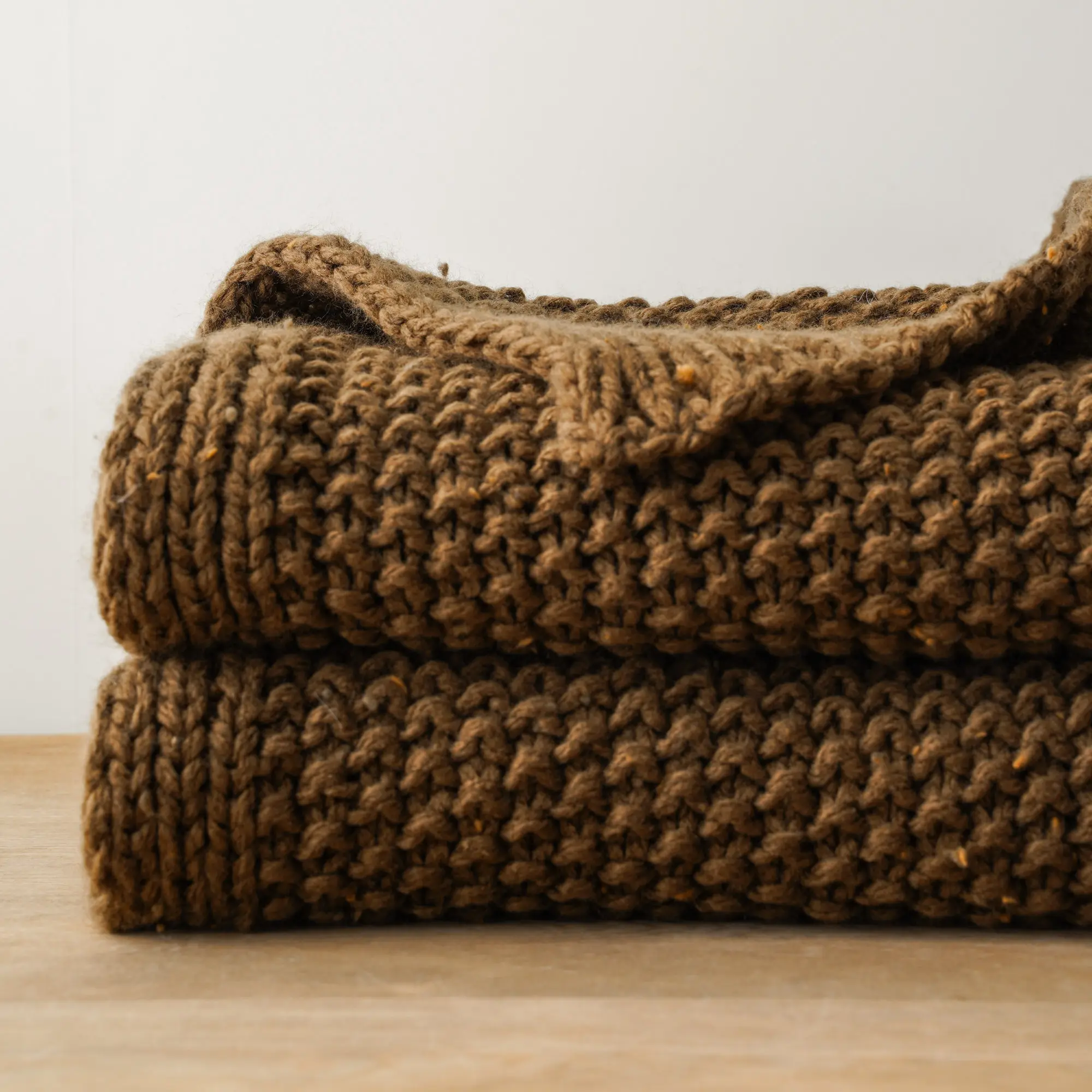 Melempar selimut untuk sofa, selimut tenun rajut bertekstur, 50x60 inci-selimut dekoratif Super lembut hangat