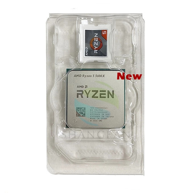 NEW for R5 5600X R5 5600X 3.7 GHz Six-Core Twelve-Thread 65W CPU Processor L3=32M 100-000000065 Socket AM4 NO Cooler Fan