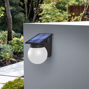 Lampe murale de jardin LED moderne de luxe Everstar avec détecteur de mouvement radar, alimentée par batterie solaire, éclairage de hall, lampes solaires de jardin - Product Image 4