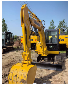 Mini pelleteuse sur chenilles Komatsu PC56 d'occasion fabriquée au Japon avec moteur, moteur, boîte de vitesses, pompe à engrenages, roulement à bas prix - Product Image 1