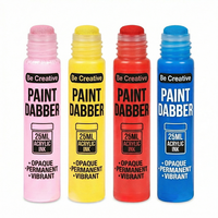 Marqueur d'art acrylique à pointe de 10 mm, encre acrylique, avec logo personnalisé ODM, conception rapide, 40 ml, pour peinture artisanale
