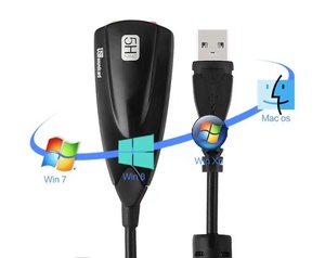 Personalizado de alta calidad 5H2V USB a cable de vídeo tarjeta de sonido externa simulación 7,1 portátil karaoke reverberación tarjeta de sonido externa - Product Image 5