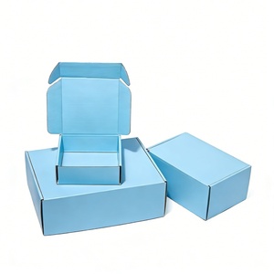 Scatola in Cartone Ondulato Riciclabile Personalizzata con Logo, Scatola Pieghevole per Spedizioni, Scatola con Chiusura Automatica - Product Image 3