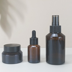 15ml 30ml 60ml 100ml 200ml Slant Shoulder Frosted Green Cleanser Lotion Glass <b>Pump</b> <b>Bottles</b> Body Oil Hair Serum <b>Bottles</b> - Product Image 4