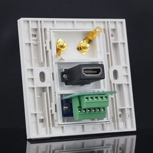 Tnt — haut-parleur de cinéma à domicile, plaque murale, sortie, panneau de Distribution Audio, en cuivre plaqué or, banane, station de liaison - Product Image 2