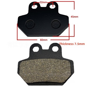 Plaquettes de frein en gros à base de cuivre, garnitures de frein à disque pour vélos électriques, composants de freinage résistants à l'usure pour étriers - Product Image 2
