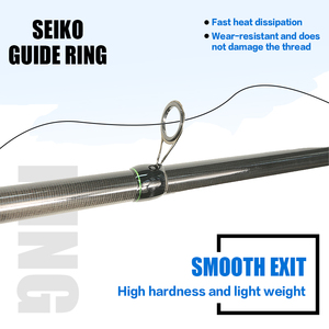 Canne à pêche feeder 3m en carbone avec anneaux de guidage Seiko – Meilleure vente - Product Image 6