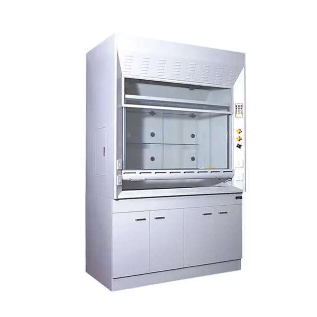 High quality government science lab PP ductless fume hood with self lifting sash