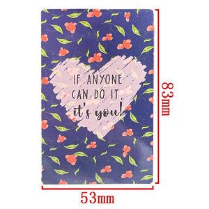 Haute qualité écologique personnalisé imprimé amusant jeu de cartes d'affirmation inspirant <span class=keywords><strong>quotidien</strong></span> impression offset revêtement latéral unique - Product Image 6