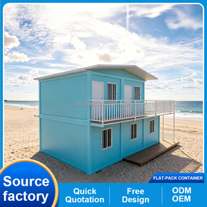 Villa <span class=keywords><strong>de</strong></span> luxe en conteneur à deux étages, maison modulaire préfabriquée moderne entièrement vitrée, hôtel <span class=keywords><strong>de</strong></span> <span class=keywords><strong>camping</strong></span> personnalisé, appartement, mini-maison - Product Image 3