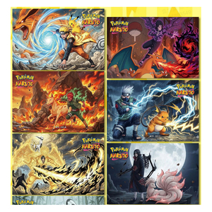 Zy Wholesale Nuevas Cajas Sorpresa Coleccionables de Cartas de Cómics de Naruto y Pokémon X8 de Calidad Artística Divertida y Popular - Product Image 3