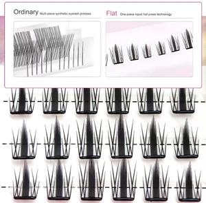 Kit de cils à presser en gros, bouquets de cils sans colle, étanches, réutilisables, extensions de cils DIY 0.07MM 3D <span class=keywords><strong>Vison</strong></span> - Product Image 2