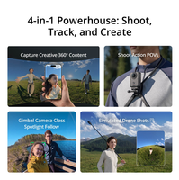 Caméra d'action Osmo 360 II Adventure Combo 8K 360 degrés, 120MP, 2150mAh, IP68, caméra panoramique, objectif remplaçable
