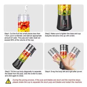 Licuadora Portátil Personalizada con Logotipo al por Mayor, Muestra Gratuita, Botella Recargable Multiusos - Product Image 6