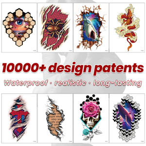 Calcomanías <span class=keywords><strong>de</strong></span> <span class=keywords><strong>tatuaje</strong></span> <span class=keywords><strong>de</strong></span> tobogán <span class=keywords><strong>de</strong></span> agua grande: diseños <span class=keywords><strong>de</strong></span> manga <span class=keywords><strong>de</strong></span> brazo completo | Tatuajes temporales personalizados impermeables <span class=keywords><strong>de</strong></span> Papel Blanco | Aplicación rápida vibrante - Product Image 5